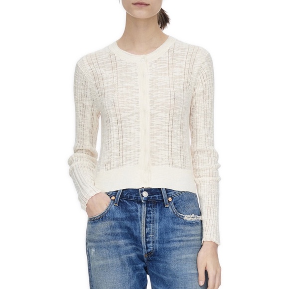 Rebecca Taylor Sweaters - Rebecca Taylor Flamme Ribbed Cardigan M